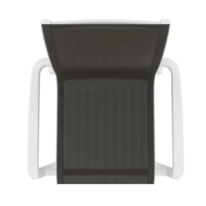 mobiliario-contract-sillon neptuno apilable polipropileno blanco batyline antracita 3
